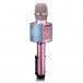Lenco BMC-090PK - Bluetooth Karaoke Mic with Lights, Pink