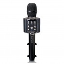 Lenco BMC-090BK Bluetooth Micr&oacute;fono de karaoke con luces, negro