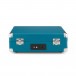 Crosley Cruiser Deluxe Turntable with Bluetooth, Teal - closed back