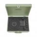 Crosley Cruiser Deluxe Turntable with Bluetooth, Mint - top open