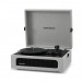 Crosley Voyager Portable Turntable with Bluetooth, Grey - Open, Left