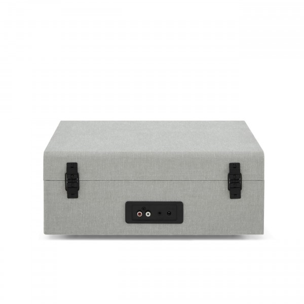 Crosley Voyager Portable Turntable with Bluetooth, Grey - Closed, Back