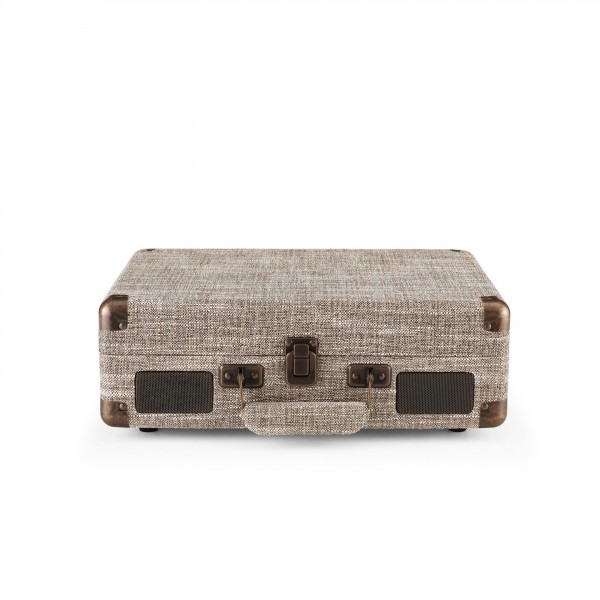 Crosley Cruiser Deluxe Turntable with Bluetooth, Havana - closed front