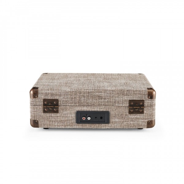 Crosley Cruiser Deluxe Turntable with Bluetooth, Havana - back closed