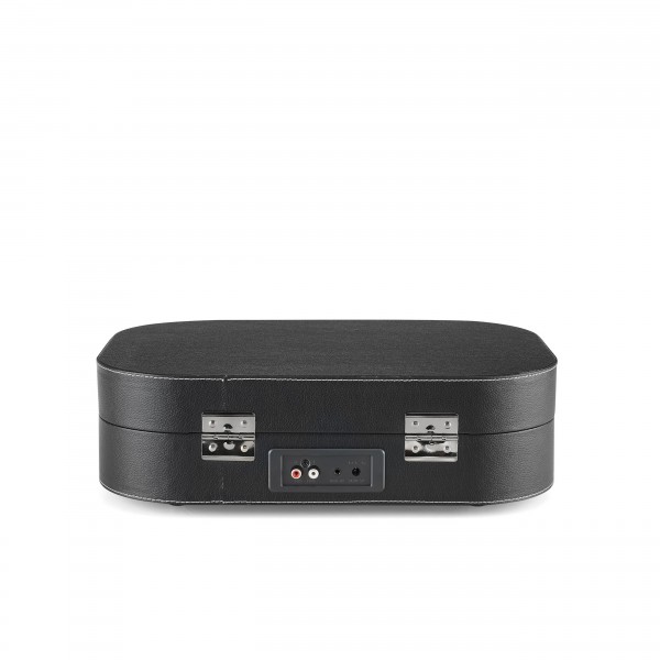 Crosley Discovery Portable Turntable with Bluetooth, Black - Closed, Back