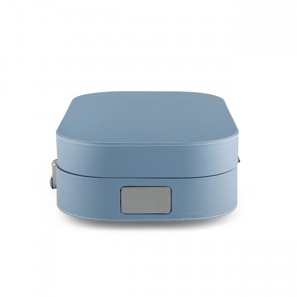 Crosley Discovery Portable Turntable with Bluetooth, Glacier - Closed, Side