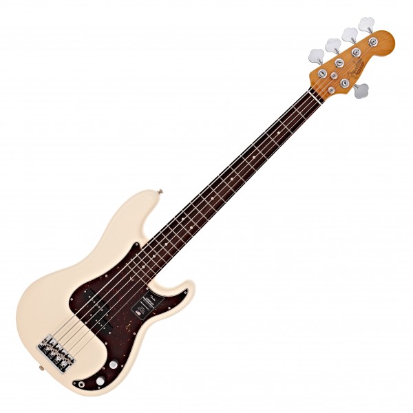 Fender American Pro II Precision Bass V RW, Olympic White