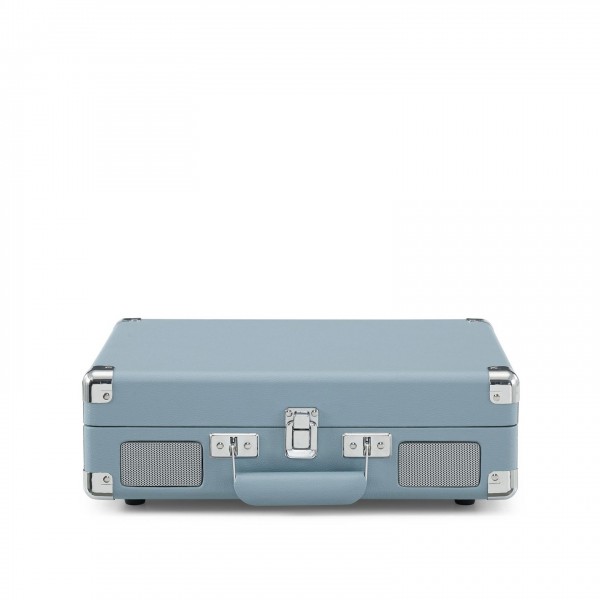 Crosley Cruiser Deluxe Turntable with Bluetooth, Tourmaline - front closed