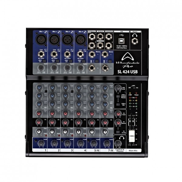 Wharfedale Pro SL424USB Analog USB mixer - top