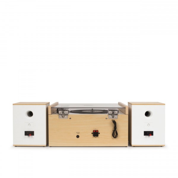 Crosley Switch Turntable, White - Back