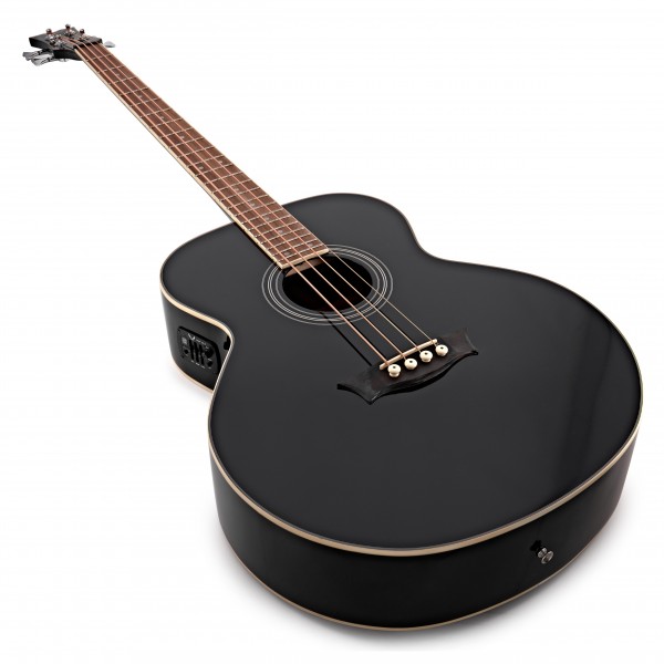 Dean EAB Electro Acoustic Bass Guitar, Classic Black