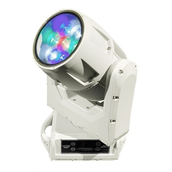 ADJ Hydro Wash X7 LED Moving Head, Pearl - front angled