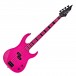 Dean Custom Zone Bass Guitar, Fluorescent Pink