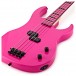 Dean Custom Zone Bass Guitar, Fluorescent Pink
