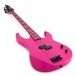 Dean Custom Zone Bass Guitar, Fluorescent Pink