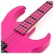 Dean Custom Zone Bass Guitar, Fluorescent Pink