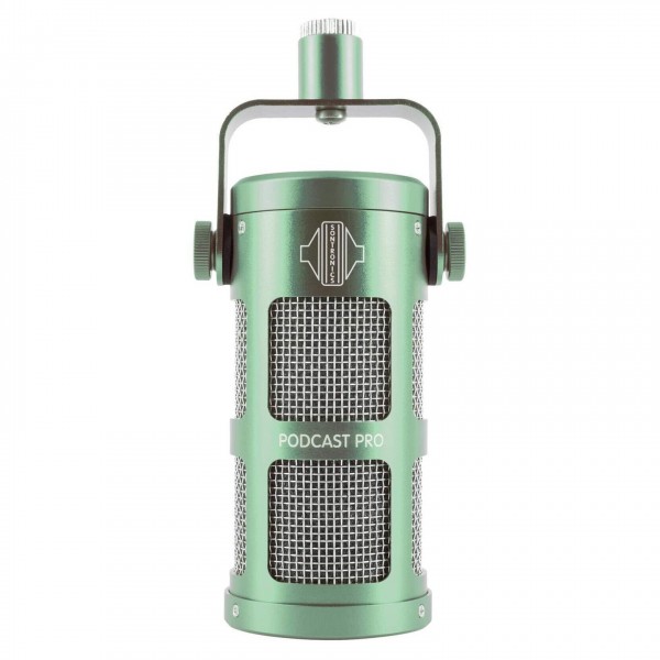 Sontronics Podcast Pro Microphone, Green - Front
