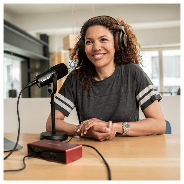 Shure MV7X XLR Podcast Microphone - Lifestyle 3