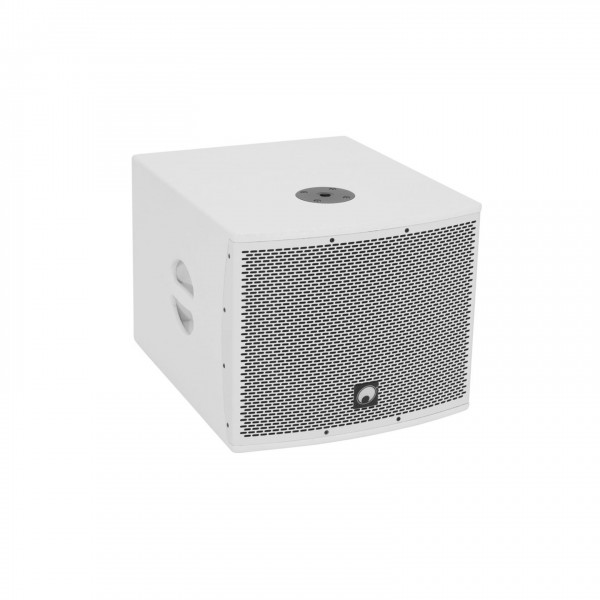 Omnitronic Molly-12A Active 12" Subwoofer with DSP & Bluetooth, White - front