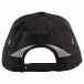 Fender Silver Logo Snapback Hat, Black Back