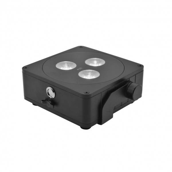 Eurolite AKKU IP Flat Light 3, Black - Side Off