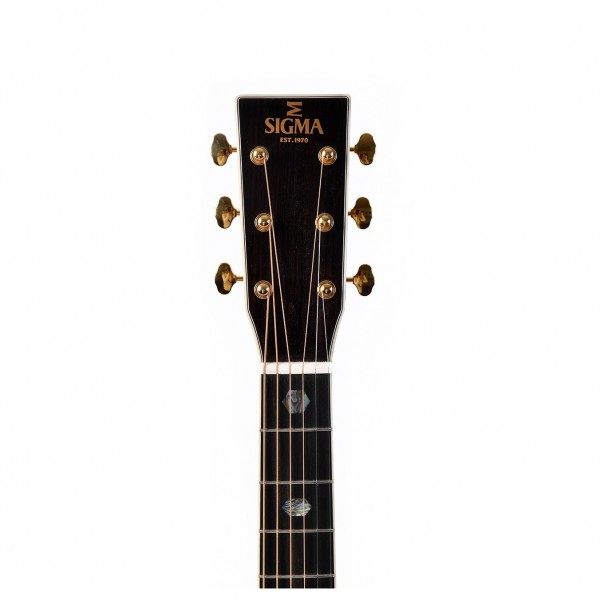 Sigma SOMR-45 Acoustic, Natural headstock