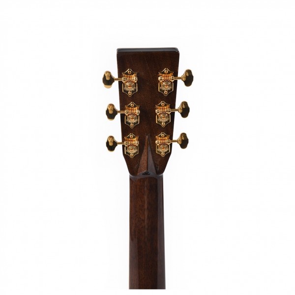 Sigma SOMR-45 Acoustic, Natural back of headstock