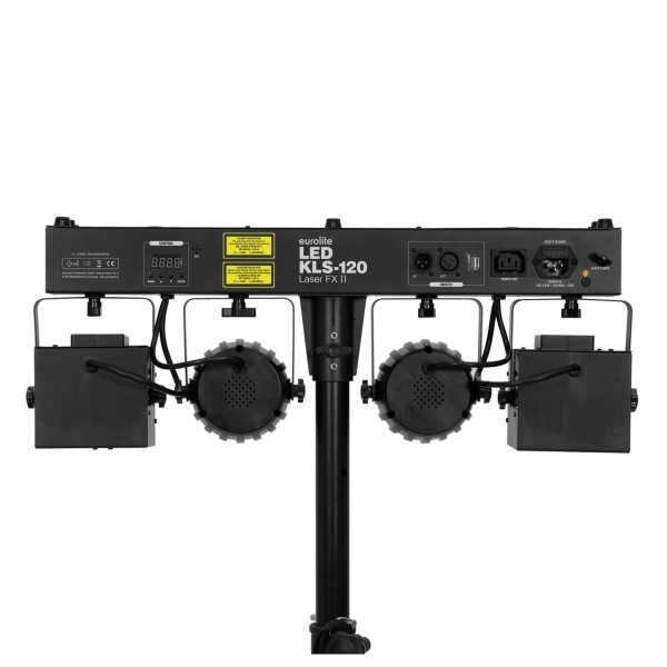 Eurolite LED KLS-120 Laser FX II Compact Light Set - front stand off