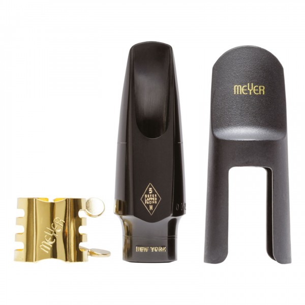 Meyer New York Alto Saxophone Mouthpiece, Rubber, 6M