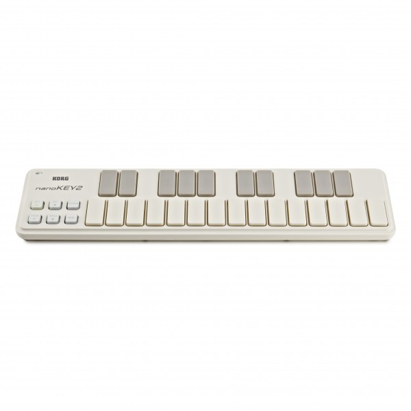 Korg nanoKEY2 USB MIDI Controller, White