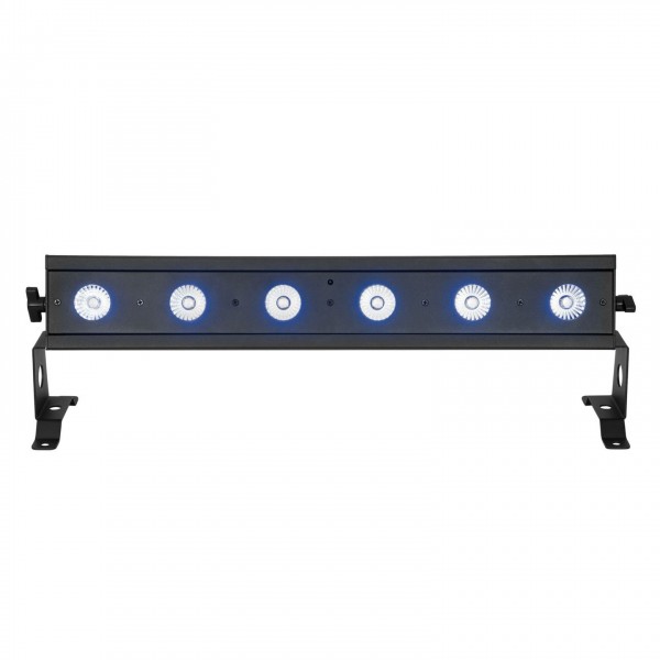 Eurolite AKKU Bar-6 QCL RGBW - Front On, Blue