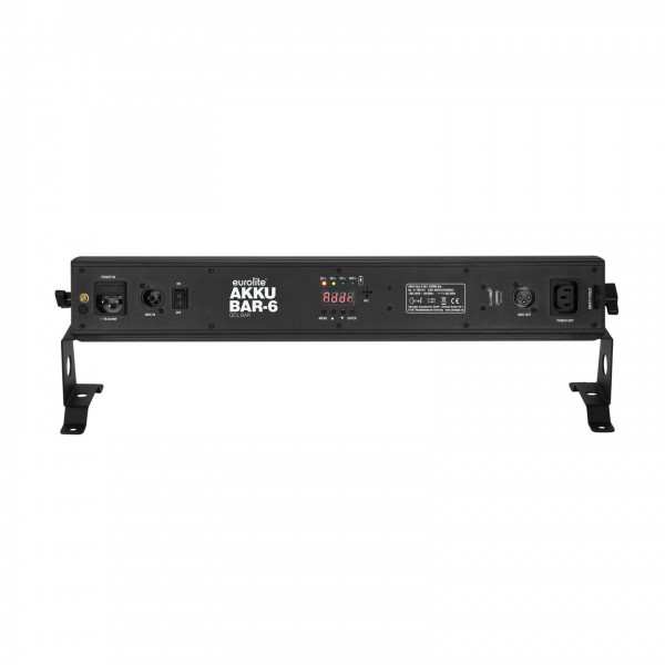Eurolite AKKU Bar-6 QCL RGBW - Rear, Straight