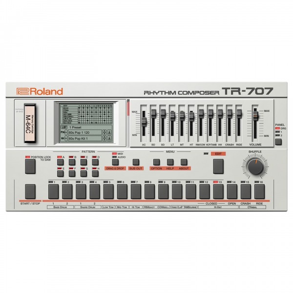 Roland TR-707 Drum Machine Plugin- Lifetime Key