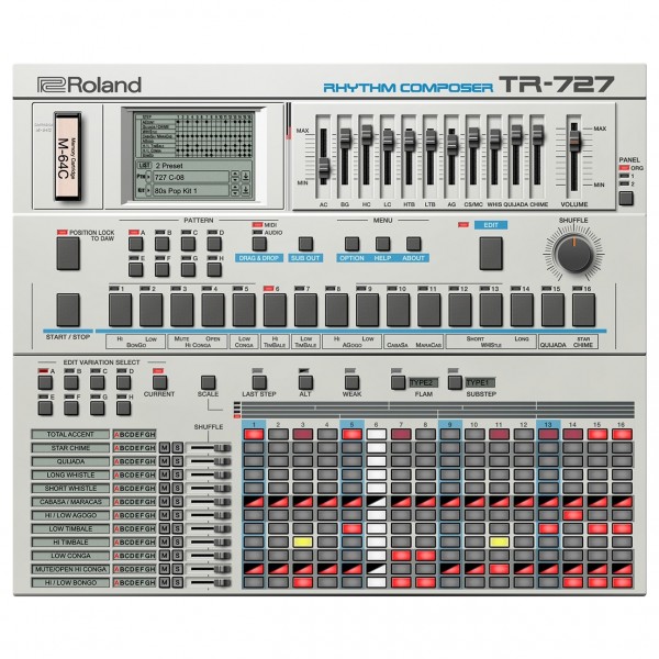 Roland TR-727 Drum Machine Plugin 