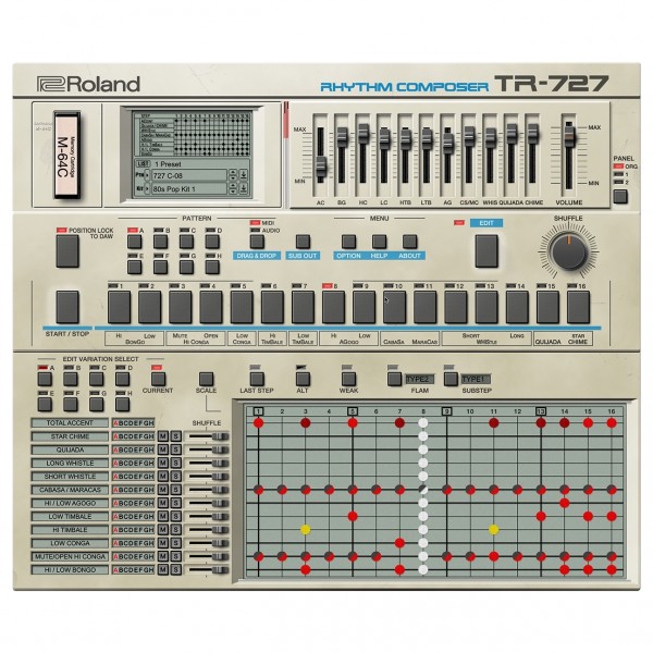 Roland TR-727 Drum Machine Plugin - Lifetime Key