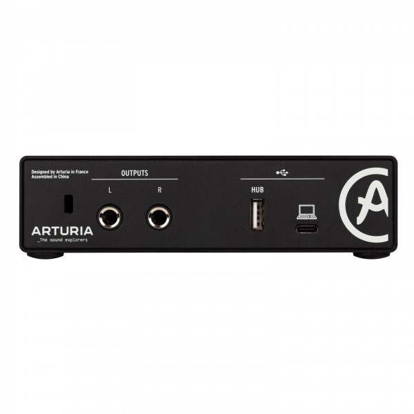 Arturia Minifuse Audio Interface, Black - Rear