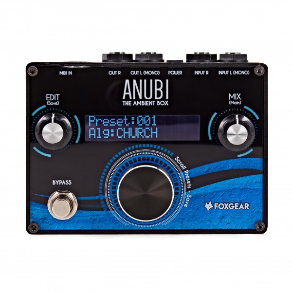 Foxgear Anubi Ambient Box Stereo Reverb Engine