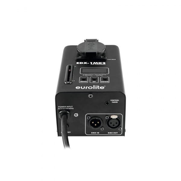 Eurolite EDX-1 Mk2 1 Channel DMX Dimmer - back