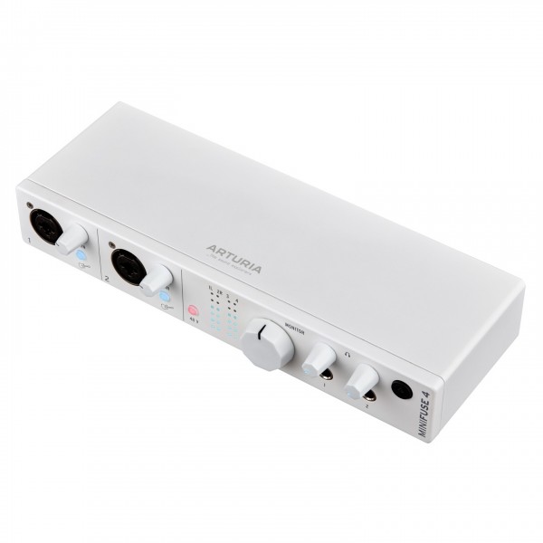 MiniFuse 4 Audio interface, White - Angled