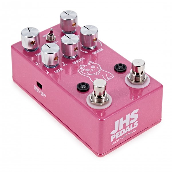 JHS Pedals Lucky Cat Delay, różowy | Gear4music JHS Pedals Lucky Cat Delay, różowy | Gear4music