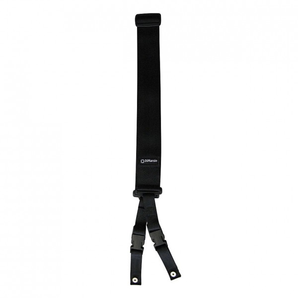 DiMarzio ClipLock Quick Release Guitar Strap, Black Flat