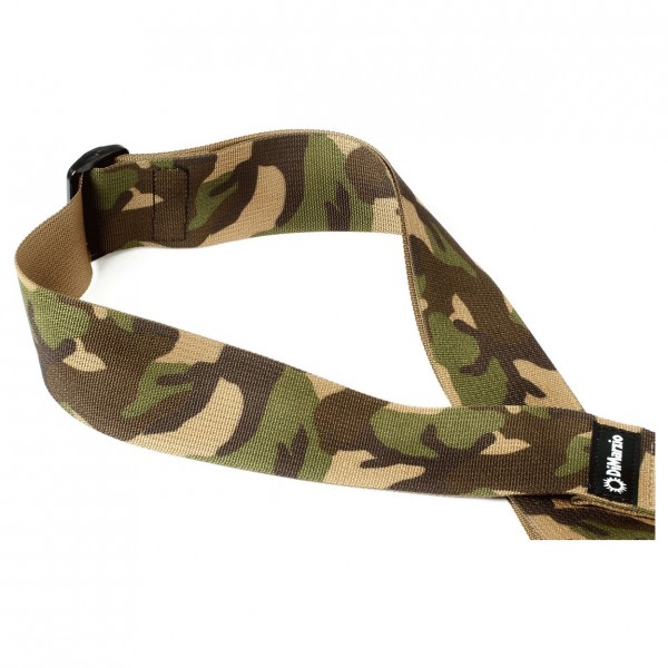 DiMarzio ClipLock Quick Release Guitar Strap, Camo Loop Angle