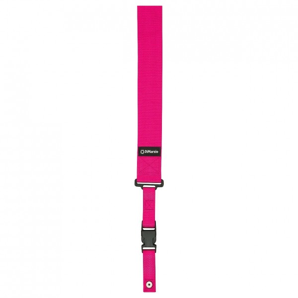 DiMarzio ClipLock Quick Release Guitar Strap, Pink Flat