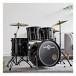 BDK-1plus Full Size Starter Drum Kit by Gear4music,Black