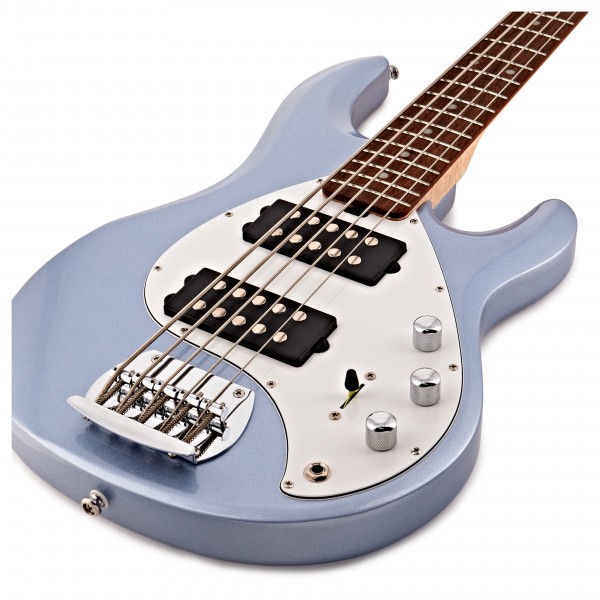 Sterling SUB Ray5 Bass HH JTB , Lake Blue Metallic
