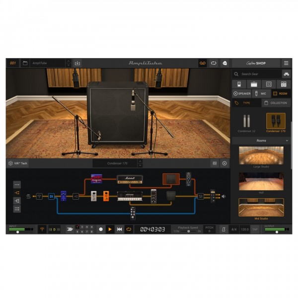 IK Multimedia AmpliTube 5 MAX, Digital Delivery - Cab Room