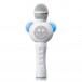 Lenco BMC-060WH Karaoke microphone with Bluetooth, White Rear