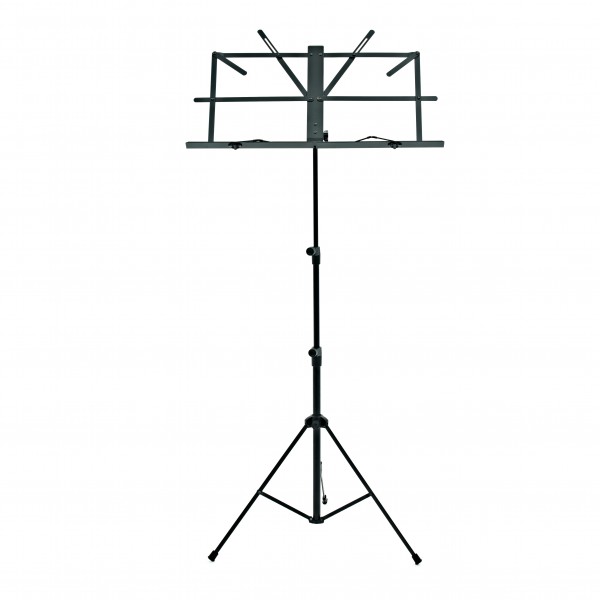 Music Stand with Carry Bag by Gear4music, Black
