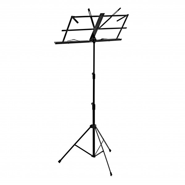 Music Stand with Carry Bag by Gear4music, Black