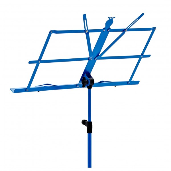 Music Stand with Carry Bag by Gear4music, Blue